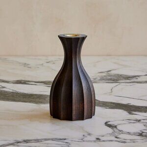 New Lostine Marin Candle Holder in Dark Wash